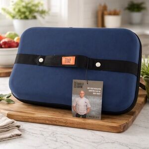ROBERT IRVINE HOT/COLD INSULATED CARRYING CASE WI DISH TRIVET 2 PIECE